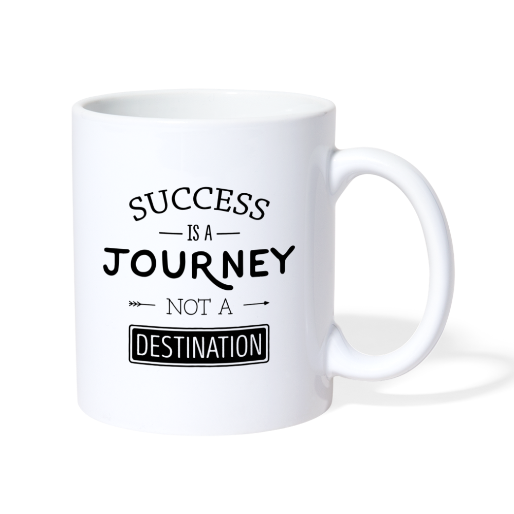 Success Is A Journey Not A Destination Design - Mug - white